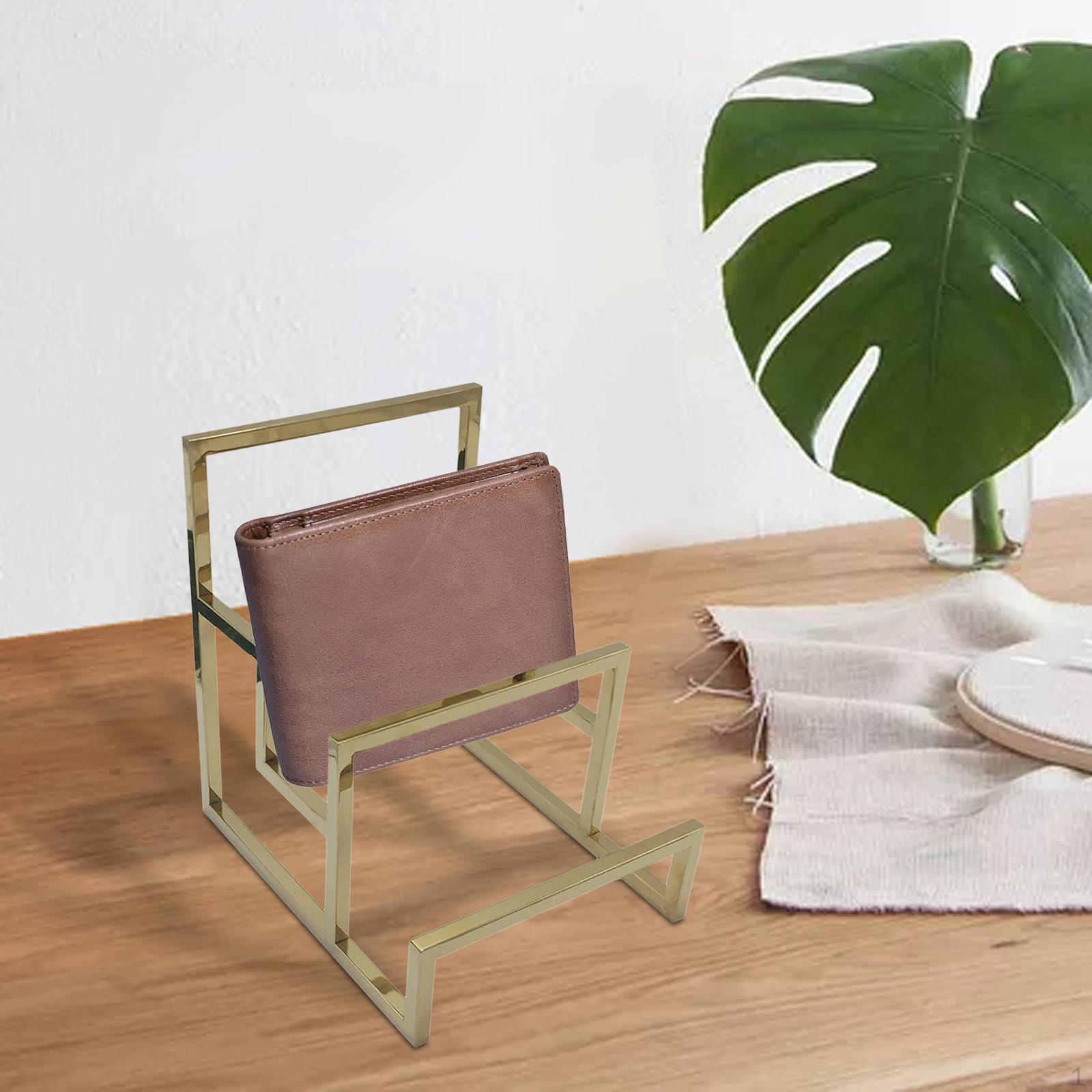 Элегантное решение для хранения кошельков для любителей сумок золотой