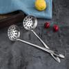 Stainless Steel Hot Pot & Soup Ladle and Slotted Spoon Set