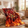 West Bromwich Albion Football Print Flannel Blanket Soft Warm Sofa Bed Throw Blanket For Home Office Bedroom