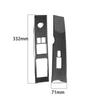 Auto Fensterheber Schalter Carbon Faser Aufkleber Dekorative Aufkleber Abdeckung Borte Für Nissan 350Z Accesorios Para Vehículos