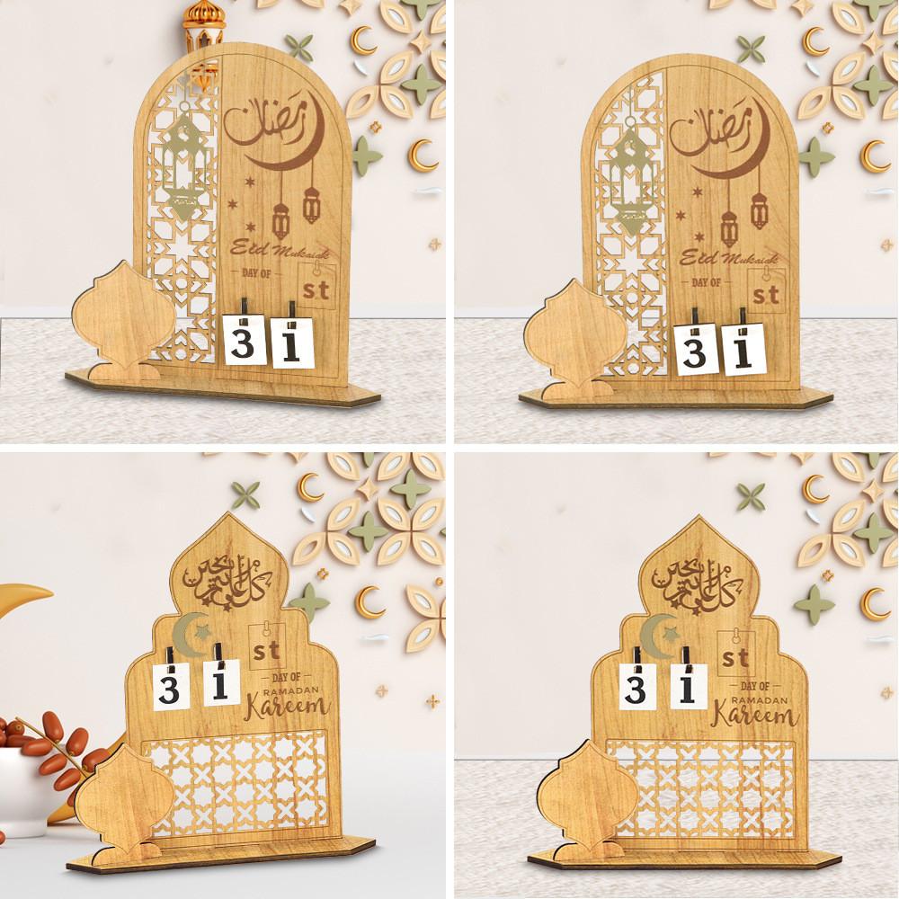 Moon Elegant Festival Countdown Castle Tabletop Ornament For Celebrations Festive