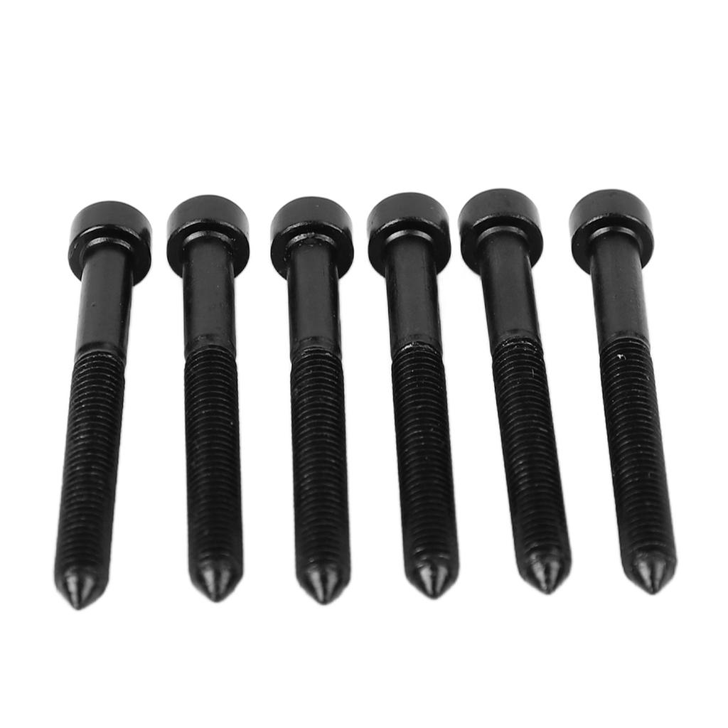 6Pcs Electric Guitar Neck Guard Hex Screw Corrosion Resistance Neck Plate Mounting Screw for Bridge Plate