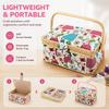 Kit Included Sewing Basket Organizer Storage Box Design Crafting Storage Box  For Kids