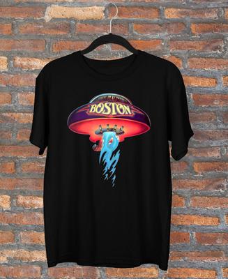 Boston Band Tour Men T-shirt Black Cotton Tee All Sizes S To 5XL 1T108 Unisex T-Shirt