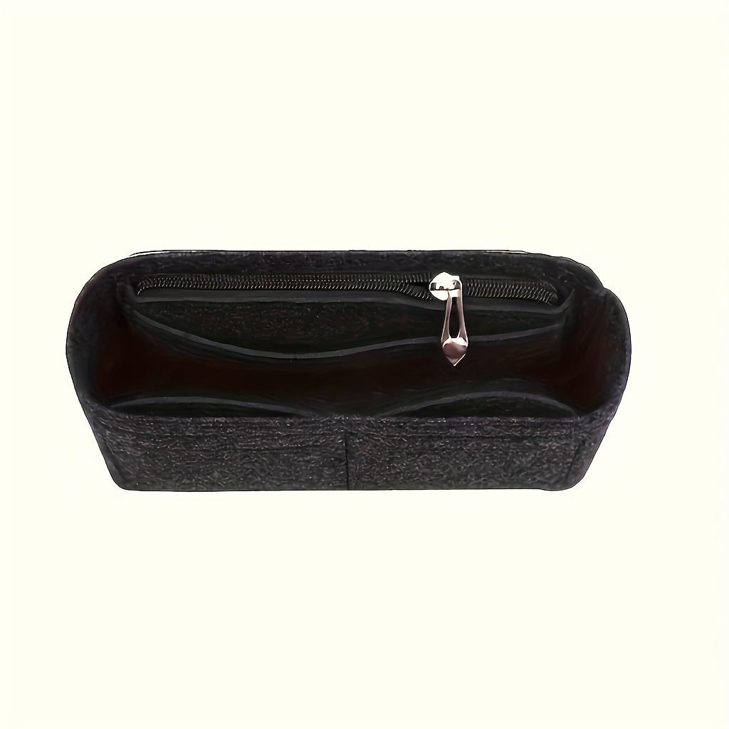Inner Bag Storage Bag Felt Insert Wallet Organizer with Zipper Fit GG Marmont Matelasse Single Shoulder Bag,