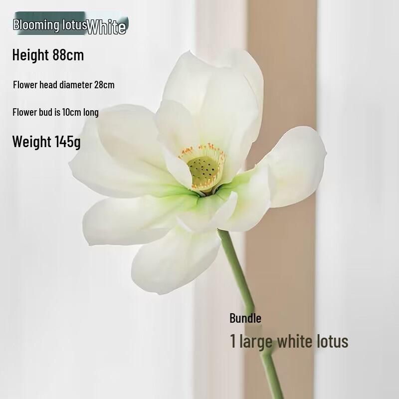 High-End Artificial Lotus Flower and Seed Pod Ornament for Living Room or Buddhist Hall Decor
