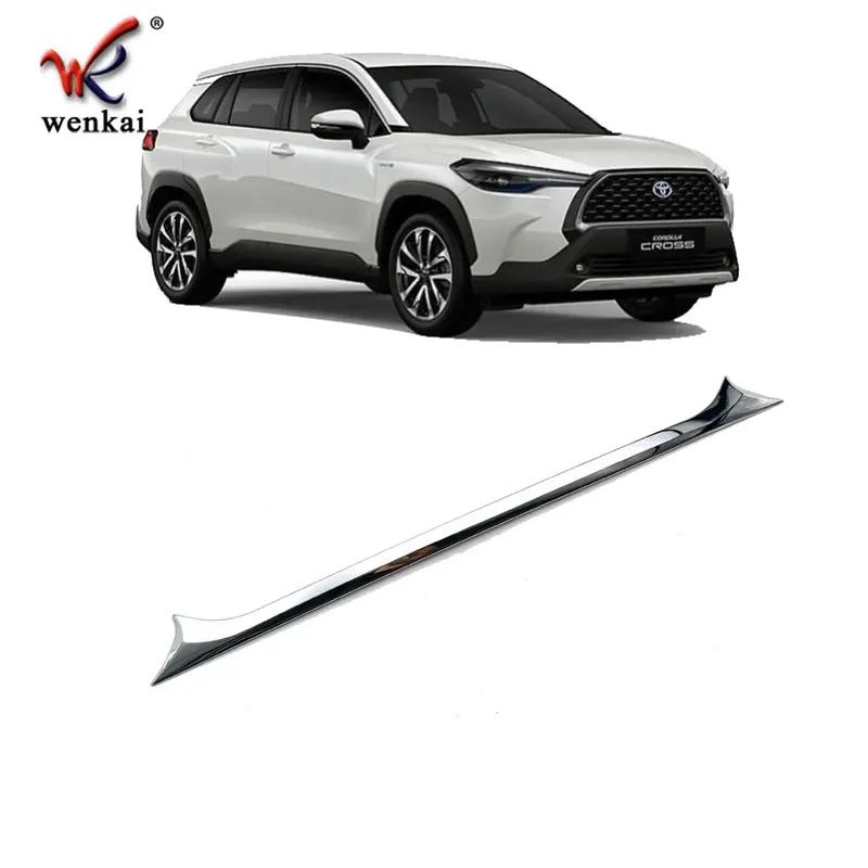 ABS Chrome Outside Rear Trunk Door Tail Gate Lid Garnish Strips Cover Trim For Toyota Corolla Cross - 2024 Car Accessories