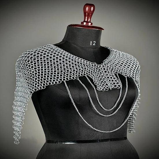 Damen Oberkettenhemd Mittelalterlicher Ritter Kostüm Kettenhemd Damen Kostüm Mittelalterliche Rüstung Bestes Geschenk für Sie