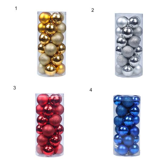 Glittering Baubles Balls Christmas Tree Ornament Xmas Party Hanging Decoration