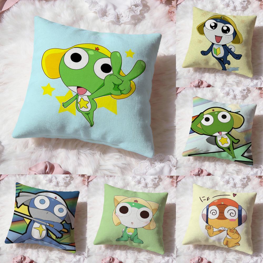 K-Keroro Sergente. Copricuscino FrogS Comfort Premium Copricuscino Reversibile - Design Due in Uno per Qualsiasi Stanza e Interno Auto