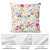 Fresh Floral Print Cushion Cover Soft Plush Fabric DoubleSided Printed Cushion Covers for All Seasons Modern HomeDecor Gift
