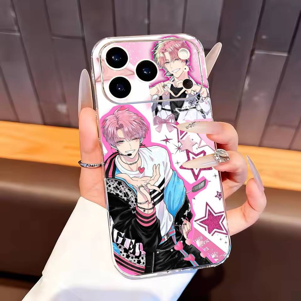 T-Tamon s B-Seite Handyhülle Für iPhone17,16,15,14,13,12,11 Plus,Pro Max Weiche Transparente Hülle