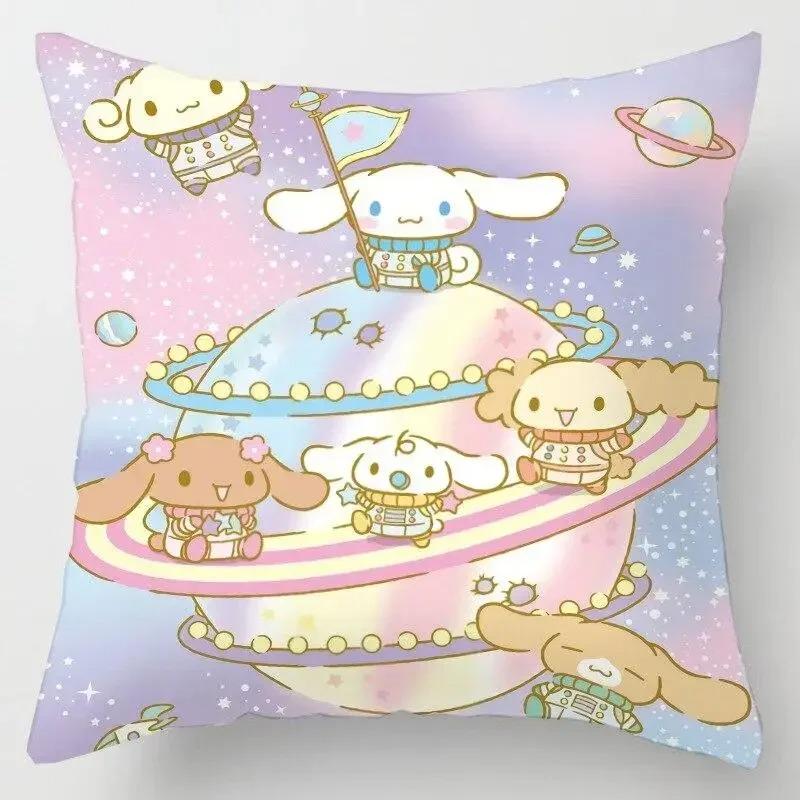Japanese Style Cartoon Lumbar Pillow Cover Kawaii Sofa Cushion Home Decor