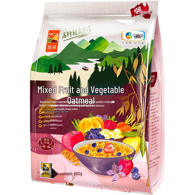 Youcai COFCO High-Fiber Fruit & Vegetable Instant Oatmeal