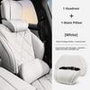 Luxury Nappa Leather Latex Car Neck Pillow For XPENG G3i P7 P7i P7+ G6 G9 G7 EREV X9 MONA M03 GX Ergonomic Support Car Waist
