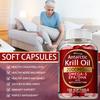 Olio di Krill Antartico 2000 mg con Omega-3 EPA, DHA, Astaxantina e Fosfolipidi, Senza Glutine, Non-OGM