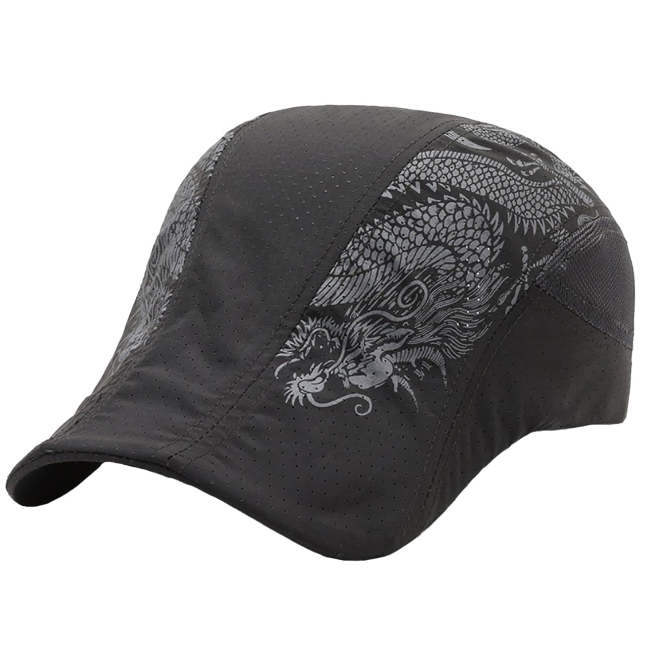

Outdoor Cap Hat Mesh Sun Protection UV Protection Simple Casual CZA057 [White Fang] Men s (Dark Gray)