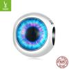 Devil'S Eye Diy Bracelet Beads Loose Beads, Accessories S925 Sterling Silver Eye Beads