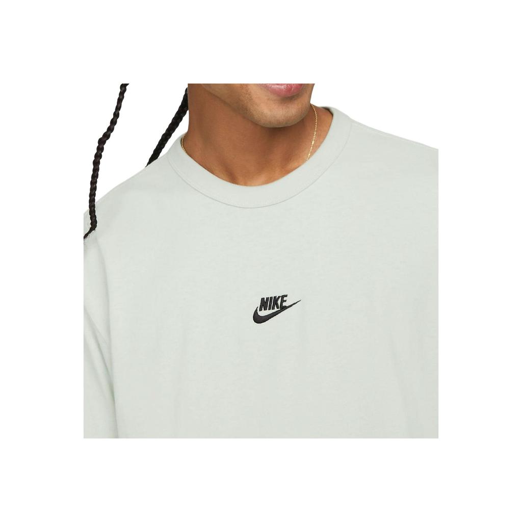 Nike Sportswear Premium Essentials Logo Short Sleeve T-Shirt Men Tops Aqua-Blue DO7393-017