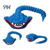 Unique Room Decoration 3D Printed Sea Monsters Ornament, Flexible Articulated Action Figure, Fantasy Deep Decor Creature Statue for Desk And