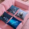 B-Backkom Cute Pillow Case Anti-Dustmite Pillow Invisible Zipper Silky Short Plush Sofa Cushion Cover