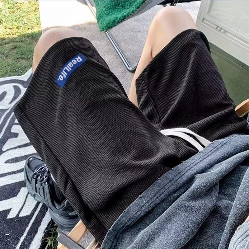 Simple Casual Loose Shorts Men's Summer Trend Fashion Simple Five-point Pants Straight Wide-leg Versatile Pants