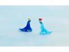 Handcrafted Glass Cartoon Animal Ornaments - Crab & Turtle Decor