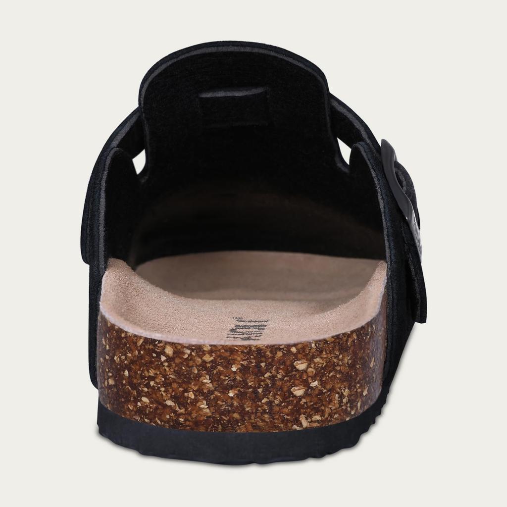 Fashion Shevalues Men Clogs Slippers Cow Suede Clogs For Men Leather Mules Men Fashion Beach Shoes Men Outdoor Classic Cork Sandals Men