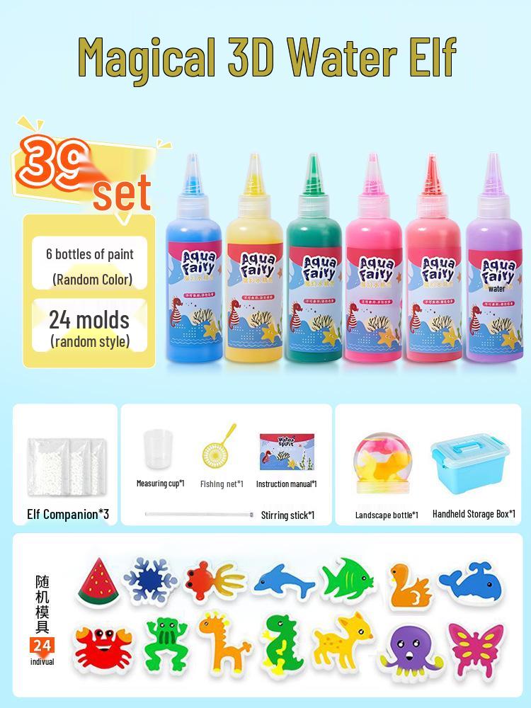 DIY Magisches Wasser Baby Bastelset für Kinder - Lernspielzeug für Mädchen