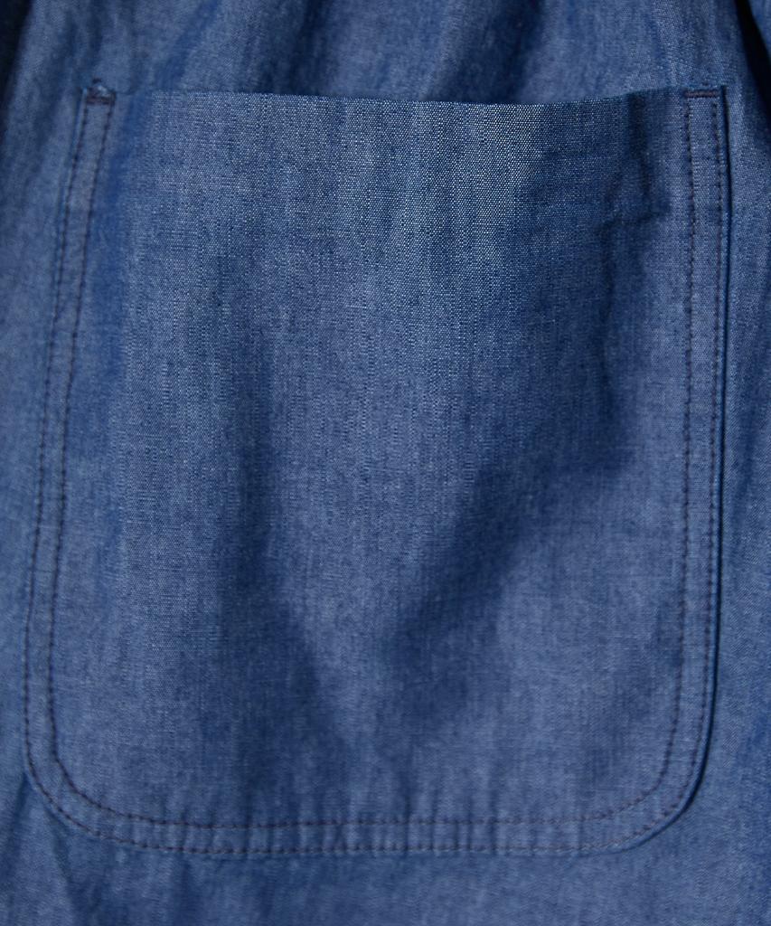 Holliseon Cove Chambray Drape Loose Pants Blue