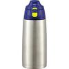 The-peacock Thermos Industrie (Der Pfau) Pfau Wasserflasche, Großes Fassungsvermögen, 800 ml, Isoliert, 2-Wege-Flasche, Ein-Klick-Verschluss, Inklusive Beutel, Pe