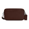 Crossbody Bag Jayden 19 Solid Color Logo Removable Shoulder Strap with Zipper Closure Exquisite Pebbled Leather and Smooth Calfskin Shoulder