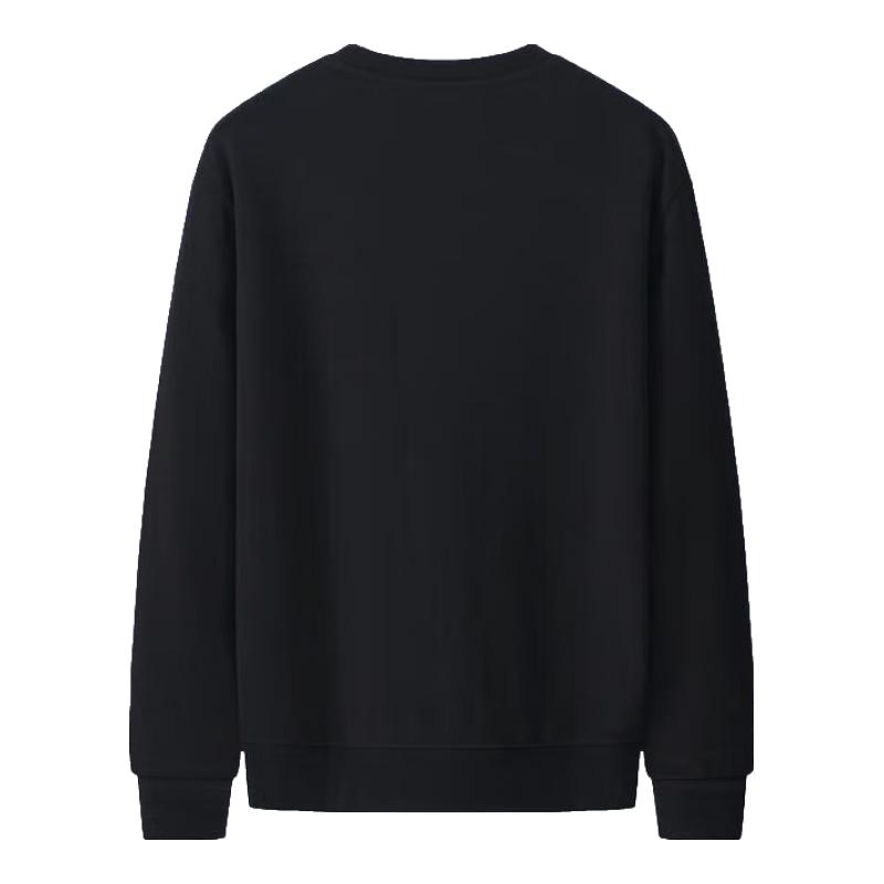 Qipilong Men's Running Wolf Embroidered Pullover Sweatshirt