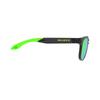 RUDY PROJECT Sports Sunglasses for Road and SPINAIR 56 Crystal Graphite Frame with Polar 3FX HDR Green Lenses Bikes, Cycling, Marathons, Jogging,