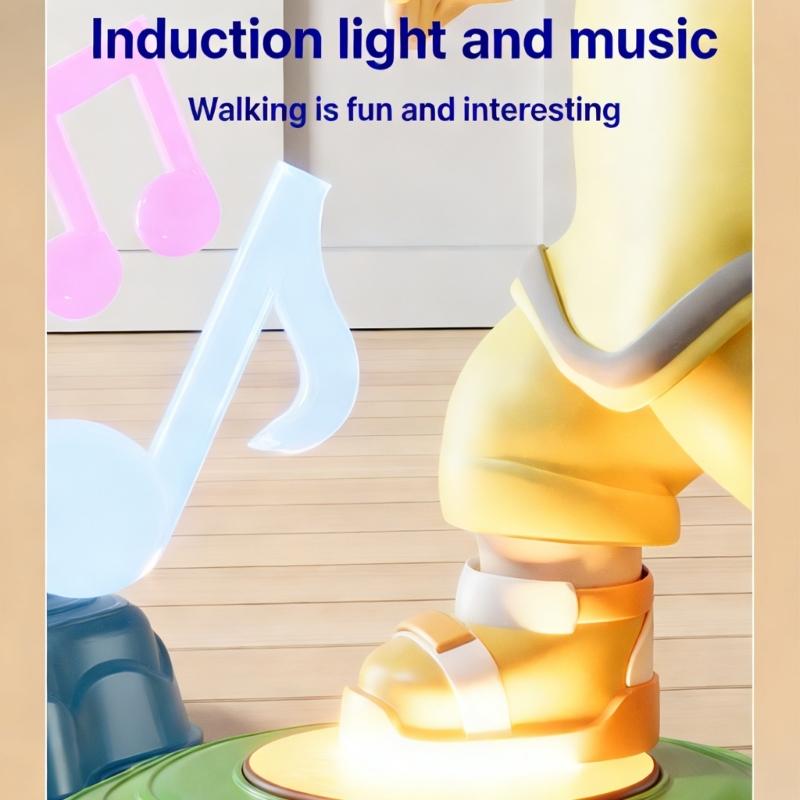 Interaktives Kinder-Trittsteine-Set, 6 Stück, mit Musik und Lichtern für das Motoriktraining