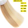 BUMMSEVEN Natürliches Echthaar Bündel Farbset 3 Stück je 10 Stück ca. 20cm Friseur Farbe Haarfarbe Farbkarte 100% Test, Farben,