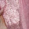 Light Gold Sequin Table Skirt Tablecloth Glitter Sparkly Shimmer Rectangle Table Covers for Birthday Party Event Wedding Decor