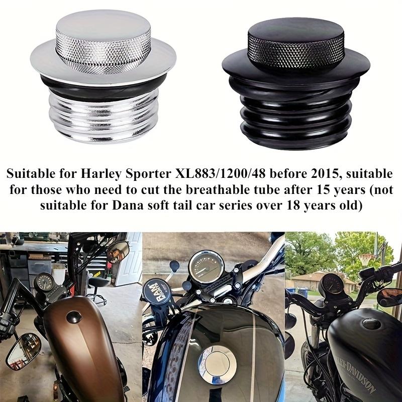 1pc Aluminum Alloy Motorcycle Fuel Tank Cap Retro Press Type Pop Up Air Cap Gasoline Tank Accessory