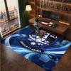 Sheffield Wednesday Football Print Crystal Velvet Rug, Comfortable Water Absorbent Non Slip Indoor Floor Carpet