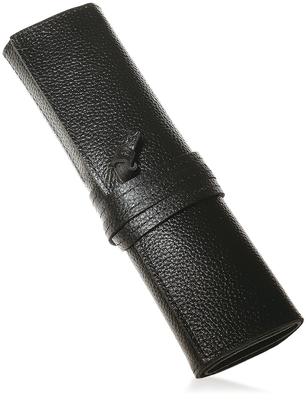 Genuine Leather Roll Pen Large Leather Pencil Fountain Pen Gift Box Set for Men and Women Roll RP1 [BLUE SINCERE] Case, Capacity, Case, Holder, /