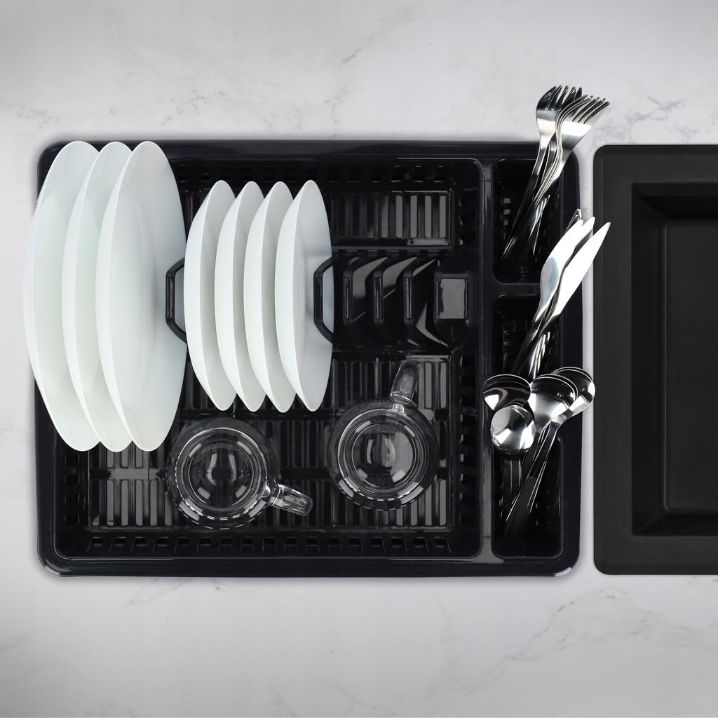 KADAX Escurridor de Platos Escurridor para Cubiertos Bandeja de Un Nivel