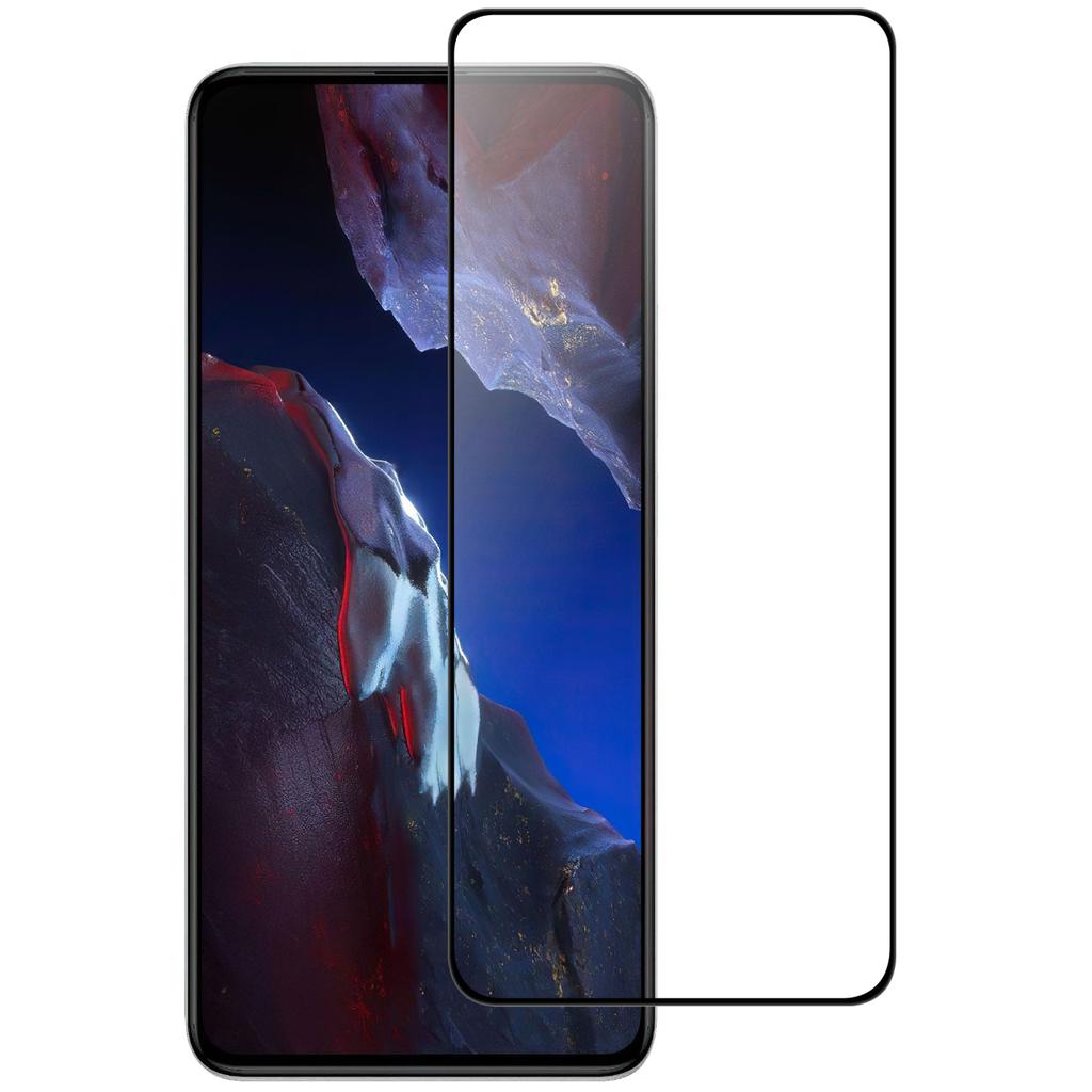 Für Xiaomi Poco F6 Pro 5G/K70 5G/K70 Pro 5G Vollbildschutzfolie Schwarzer Rand AGC-Glas Vollklebend HD Klare Folie