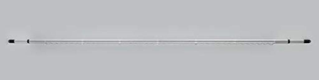 Shinei Kleiderstange Edelstahlummantelt Teleskopstange Aufhänger 3m (Mit Haken) [2m 4m] 2.1~4.0m (4m)