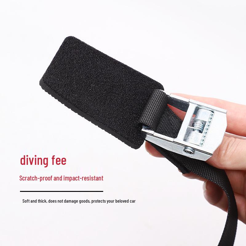 2.5CM Car Cargo Strap with Zinc Alloy Buckle and Protective Cover for Beehive Cardboard Bundling