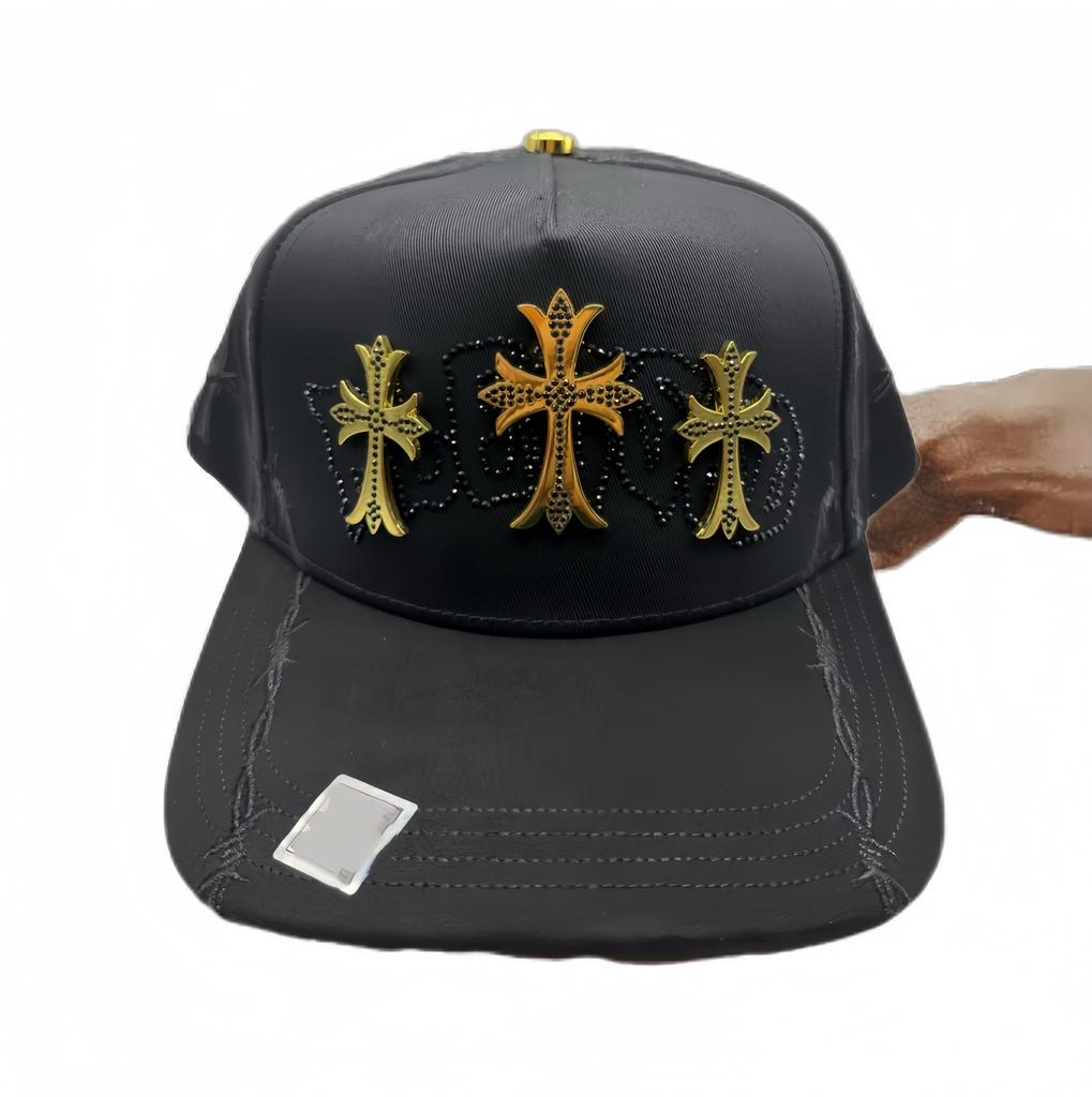 Wholesale Yo No Pesco Star Satin Lined Terry Dobby Embroidered Bling Sports Cap 5 Panel Rhinestone Brim Baseball Caps Barbas