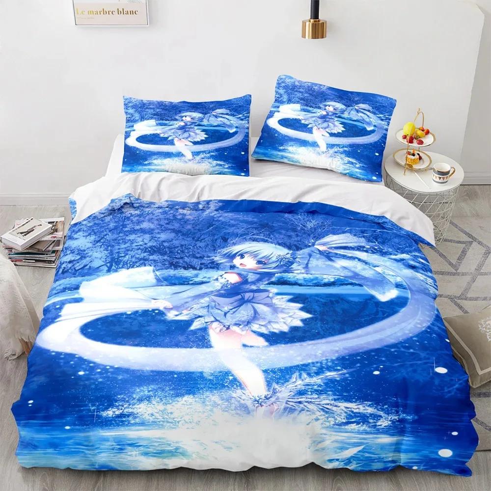 Comforter Anime Kawaii Sexy Girl Bedding Set Boys Girls Twin Queen Size Bed Kids Adult Fashion Home Textileextile