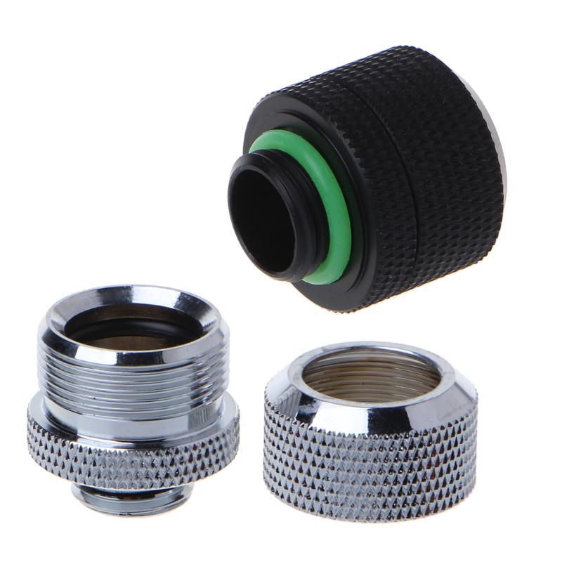 Buy 14mm G1/4 Thread Acrylic Hard Tube Fitting Hand Twist 3 Laps ...