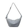 New single shoulder fashion underarm bag niche design splicing horn messenger bag feeling casual dumpling bag