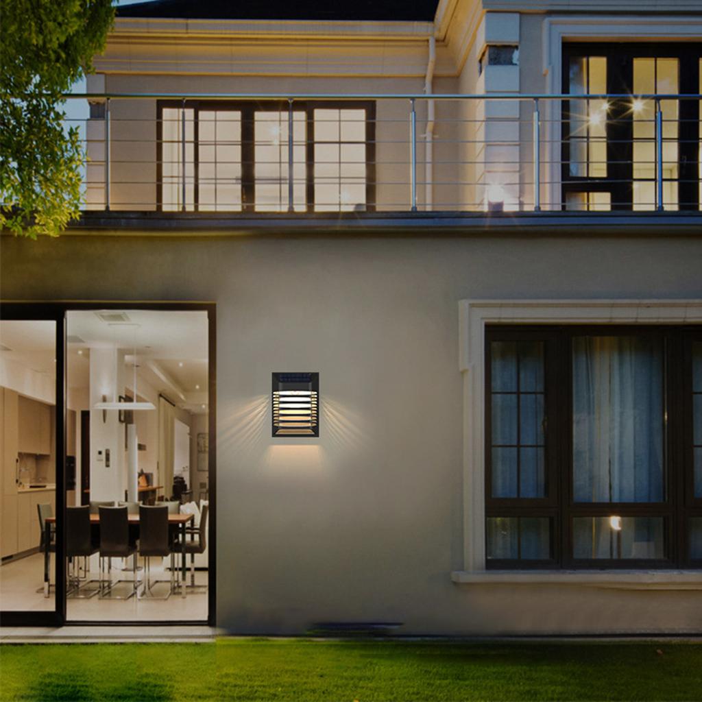 Solar Decoration Wall Lamp Outdoor Courtyard Waterproof Atmospheres Light LEDs Solar Powered Landscape Lighting Lamp
