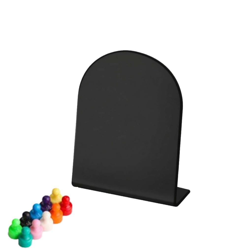 Magnetische Schreibtisch-Displaytafel Metallständer für Büro Zuhause Schreibtisch Magnetischer Memo-Halter Organizer für Notizen Fotos Schilder Dokumente